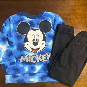Mickey sweat pants and sweatshirt set